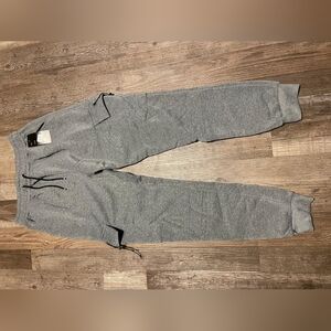 Men's Grey Jogger Pants with Drawstring